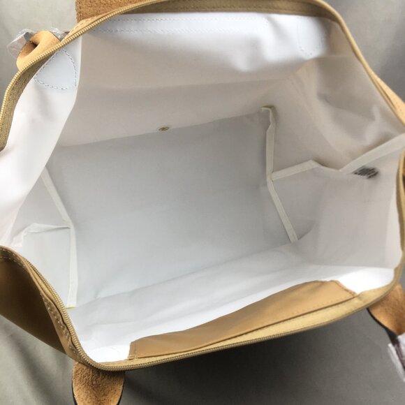 NWT Longchamp Le Pliage Original Large Shoulder Nylon Bag Tote IN Camel - Picture 11 of 12